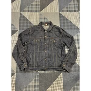 Vintage 90s Polo Ralph Lauren Vaulted Japanese Dark Wash Type 3‎ Denim Jacket M